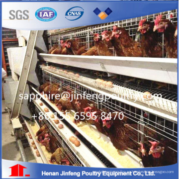 Jaula de capa de pollo más vendida de la fábrica para equipos avícolas de África